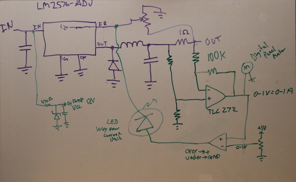 LM2576 constant voltage / constant current switching power supply – Dr